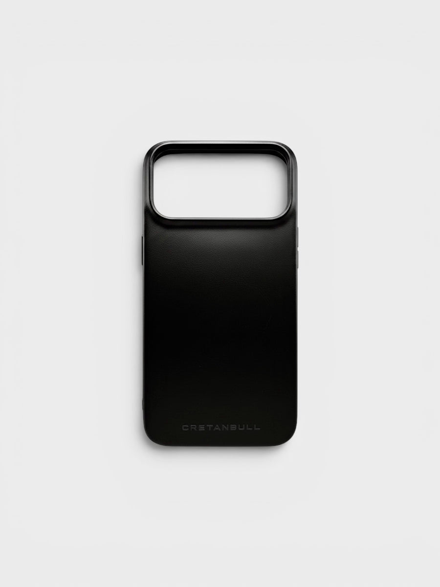 iPhone 17 Pro Leather Case - Onyx